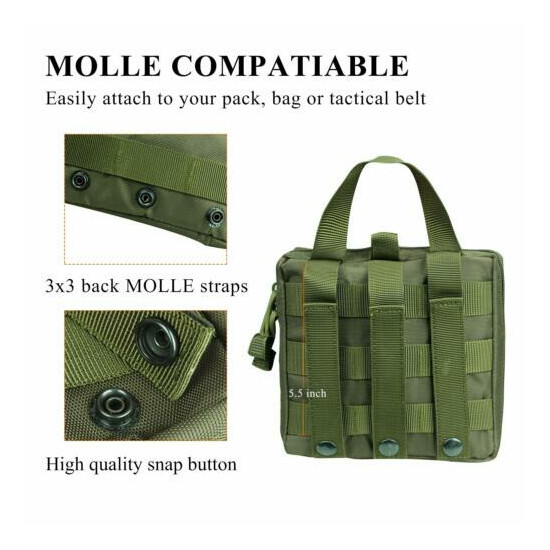 Tactical First Aid Kit Bag Medical Molle EMT Emergency Survival Pouch Outdoor US {31}