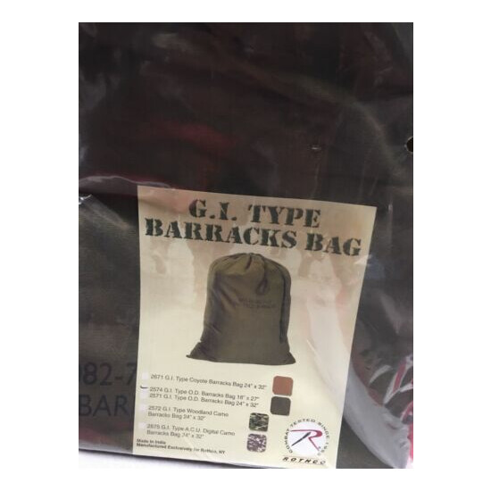 Rothco GI Type barracks bag gift safety survival tactical gear 2574 olive drab {2}