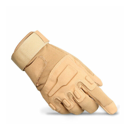 Tactical Full Finger Airsoft Military Hunting Cycling Protective Sports Gloves {14}