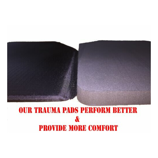 FOAM Non-Ballistic Trauma Pads for AR500 Body Armor -11x14 6x8 Bundle {2}