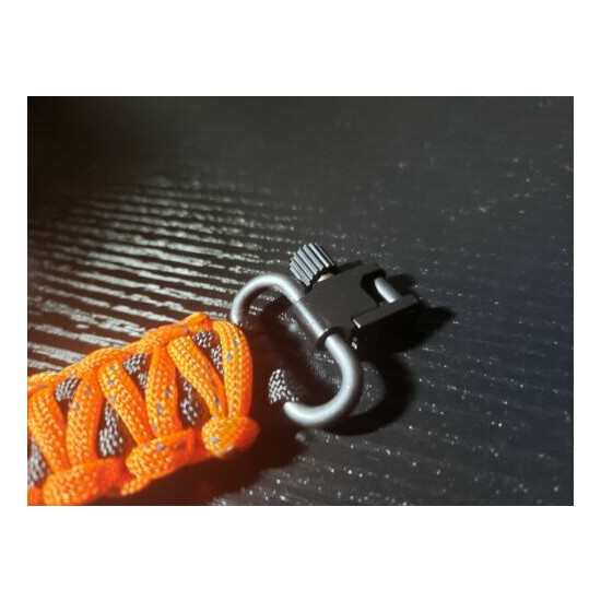 Safety Orange 550 lbs. Paracord Rifle Sling *2 Layers* {3}