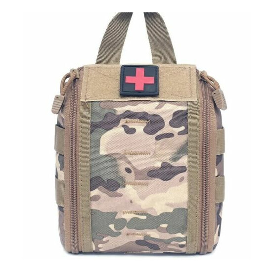 Tactical IFAK Medical Quick Access Molle Military Emergency EMT Utility Pouch {10}