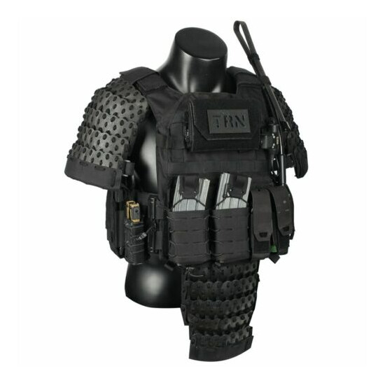 Tactics Hunting Shoulder Armor Pad Arm guard Barcer Jockstrap Crotch Protector {6}