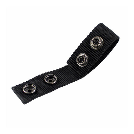 Portable Heavy Duty Belt Double Snaps Strap 2.25 inch Tactical Belt Keeper {4}