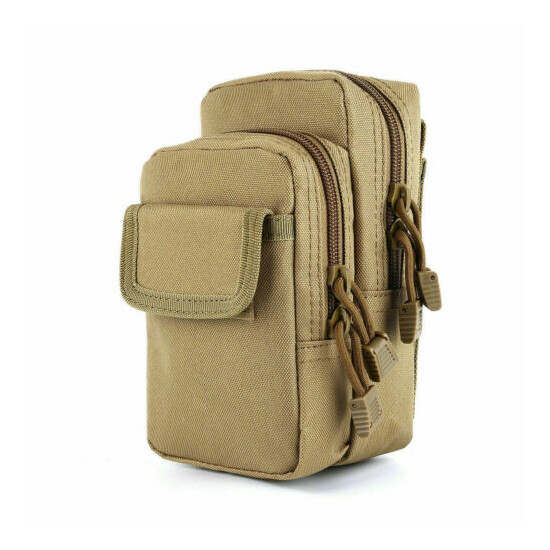 Tactical MOLLE Pouch Outdoor Bag Belt Waist Pack Bag Military Fanny Phone Pocket {12}