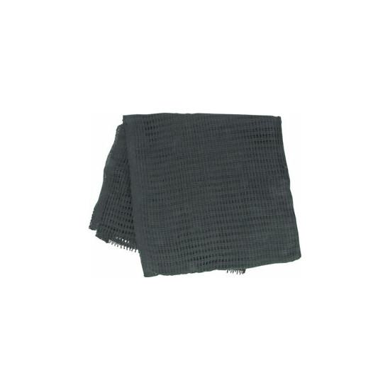 Camcon Sniper Face Veil Scarf Black. 100% cotton netting retains heat in the col {1}