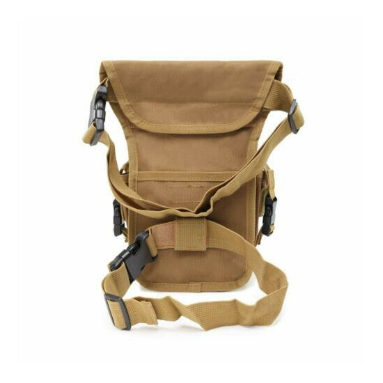 Waterproof Fanny Pack Tactical Military Drop Leg Bag Hip Belt Waist Pack Hiking {10}