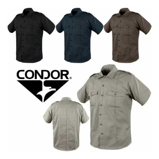 Condor 101259 Mens Class B Polyester Twill Button Down Polyester Uniform Shirt {1}