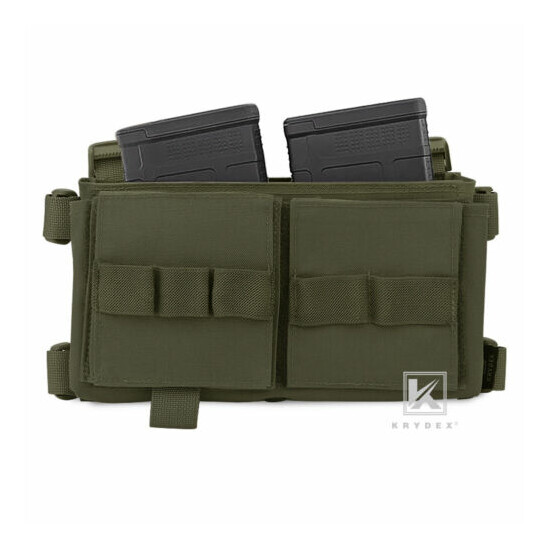 KRYDEX Double 7.62 Mag Magazine Elastic Insert for Micro Fight MK3 MK4 Chest Rig {6}