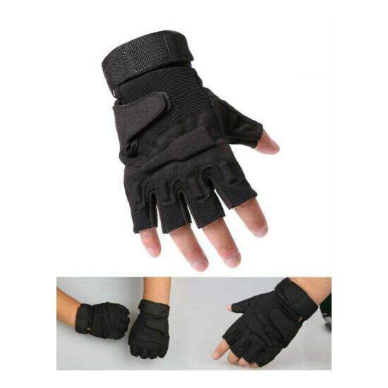 Tactical Full Finger Gloves Military Army Hunting Shooting Police Patrol Gloves {8}