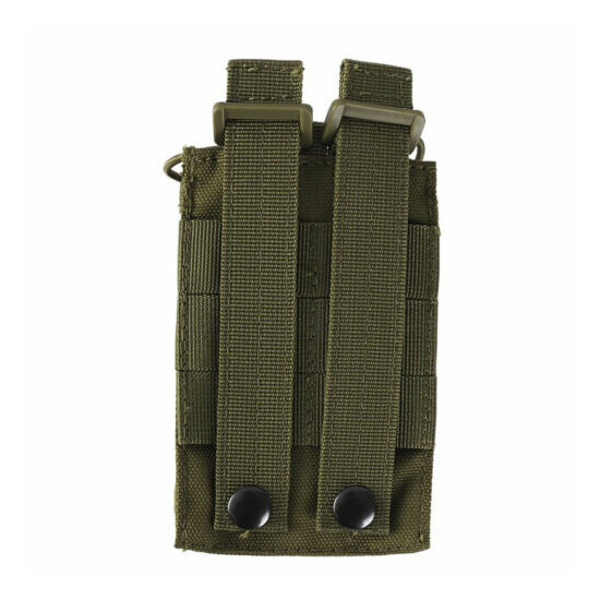 Molle Adjustable Tactical Radio Pouch Heavy Duty Walkie Bag Talkie Belt Holder {10}