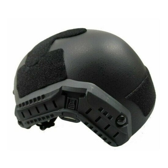 Army UHMW-PE Ballistic IIIA Bullet Proof Helmet M/L Black/Army Green FAST Helmet {1}