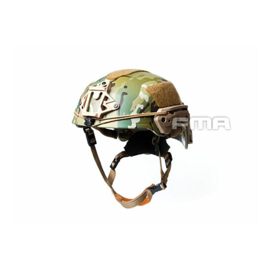 FMA Tactical Airsoft EX Ballistic helmet TWF Full Protection Multicam TB1268 {19}