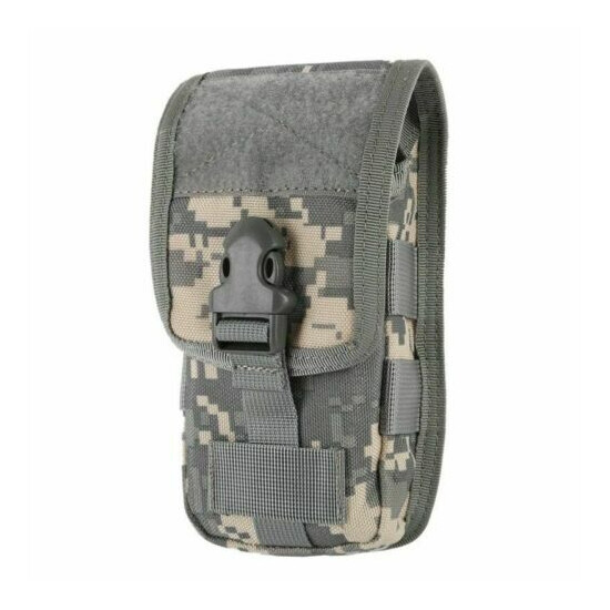 Men Tactical Cell Phone Belt Pack Universal Bag Molle Waist Holster Pouch Case {17}