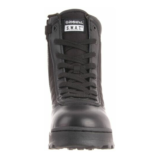 Original S.W.A.T. 115201 Men's Classic 9" Side Zip Work Boot, Black {2}