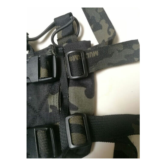 Tactical SS Micro Fight Chassis MK3 MK4 Chest Rig 500D Multicam Black {6}