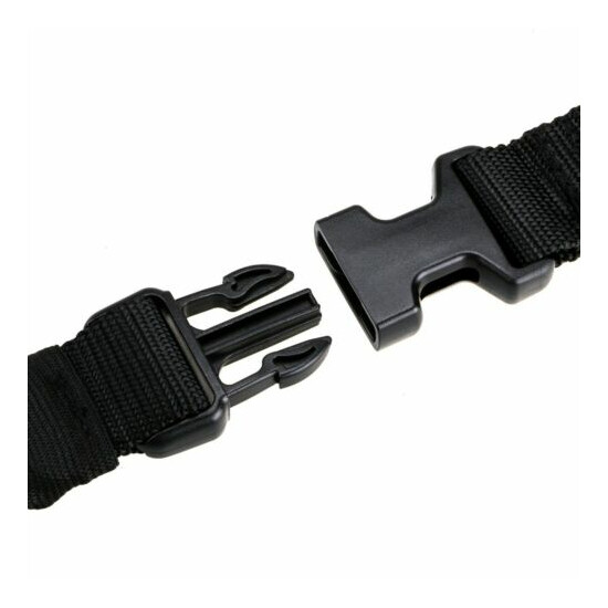 Tactical Single Point Rifle Sling Strap Nylon Bungee Adjustable Shoulder Strap {5}