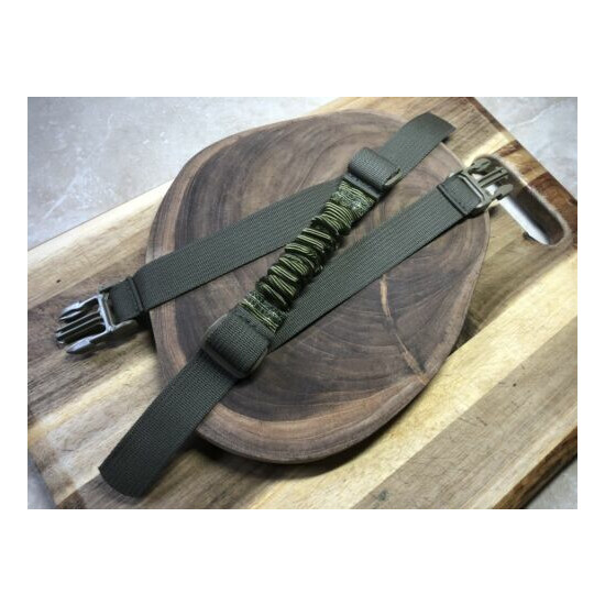 Tactical Chest Rig Bungee Strap, Ranger Green/TN. {4}