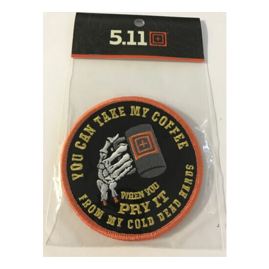 5.11 TACTICAL Morale Patch Cold Dead Caffeine You Can Take My Coffee New {1}