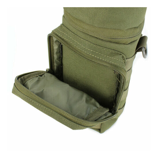 OD Green Molle Hydration Pouch Water Bottle Carrier Storage Holder Utility Bag {4}