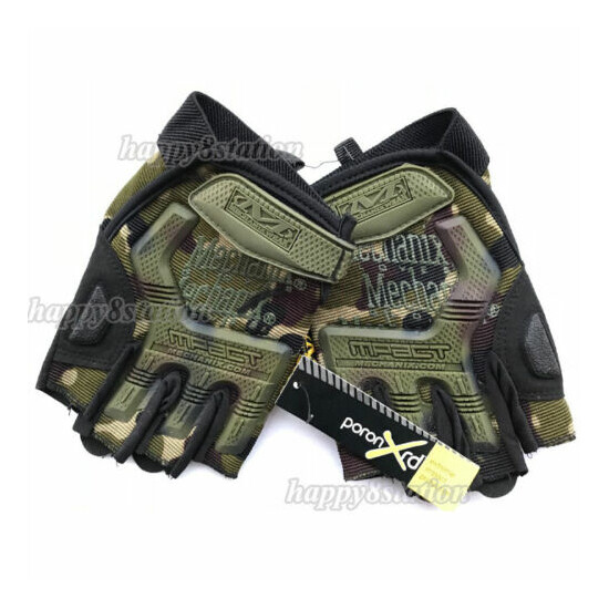 Mechanix Wear M-PACT FINGERLESS Tactical Gloves Army Bike Motorcycle Mechanics {7}