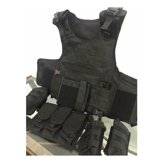 Tactical bulletproof vest FREE lllA body armor Insert Plates L XL 2XL {3}