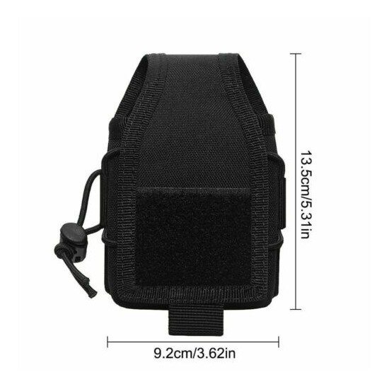 Outdoor Tactical Sports Molle Radio Walkie Talkie Holder Small Bag Pouch Pocket {6}