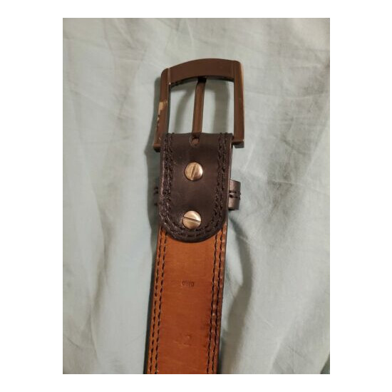 Vedder Polymer Core Leather Carry Belt Size 42 Balck {3}