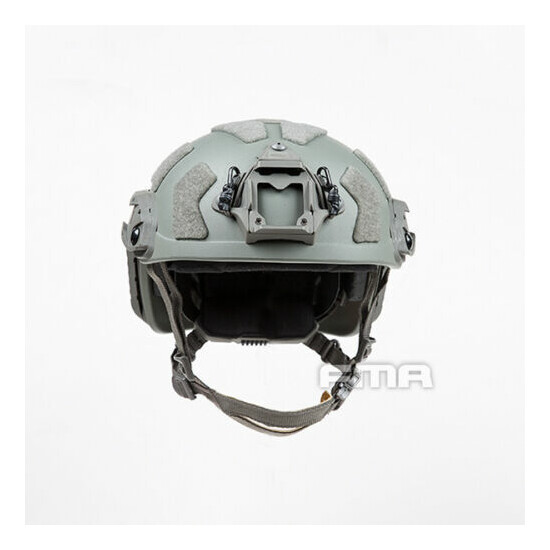 FMA Tactical Airsoft Paintball SF Super High Cut Helmet BK/DE/FG M/L L/XL {2}