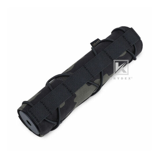 KRYDEX 7inch 18cm Silencer Cover Muffler Head Protector Suppressor Cover Airsoft {13}