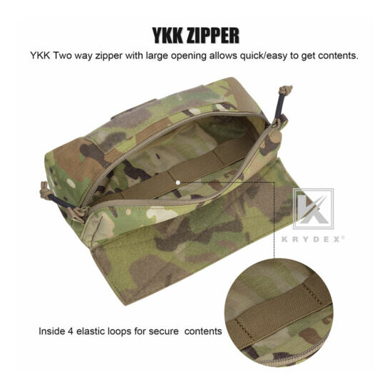 KRYDEX Mini Dangler Drop Dump Pouch Pack for Chest Rig Armor Carrier Multicam {7}