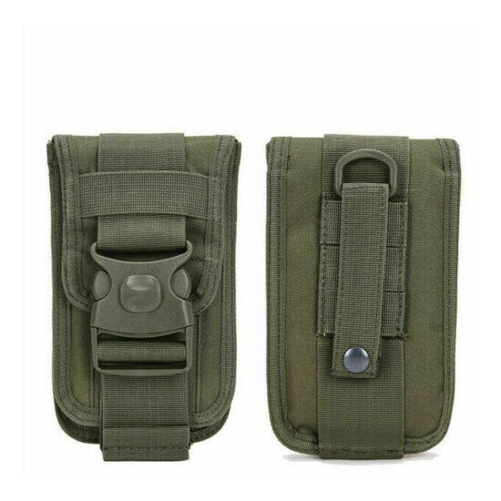 Universal Tactical Cell Phone Belt Bag Pocket Molle Waist Pouch Case EDC Holster {16}