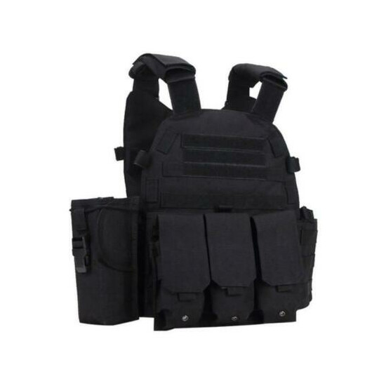 4pcs Tactical Vest Military Mag Holder Molle PC Airsoft Combat Assault Gear Sets {13}