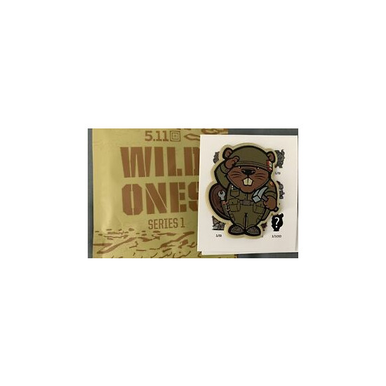 5.11 Tactical Patch Wild Ones Series 1 Beaver Morale Patch {1}