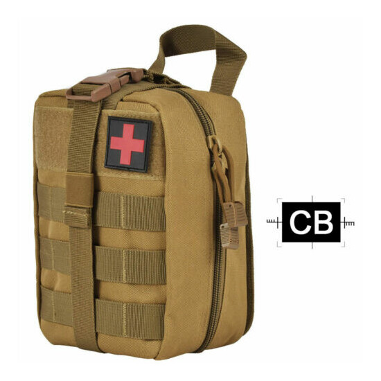 Tactical MOLLE Rip Away EMT IFAK Medical Pouch First Aid Kit Utility Bag US Send {9}