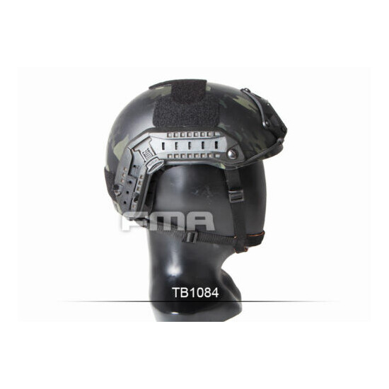 Hunting Tactical Helmet Maritime Ballistic PJ BJ EX Multicam Black Helmet M/L/XL {3}