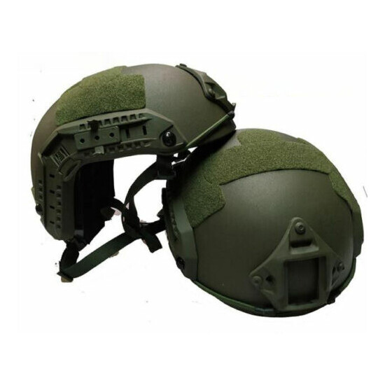 UHMW-PE Ballistic 3A Bullet Proof Helmet + Bullet proof Face Guard Shield Mask {6}