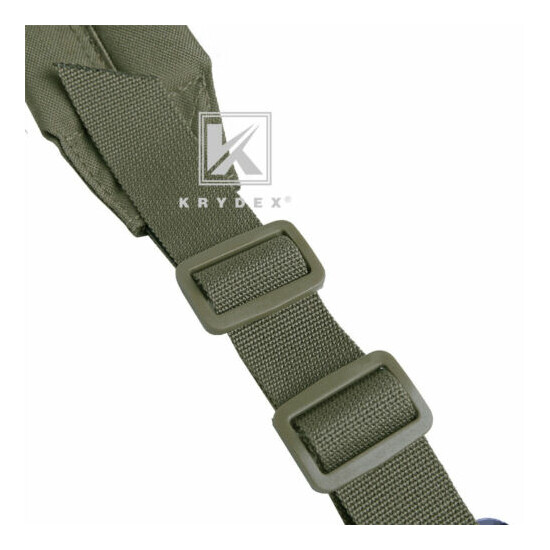 KRYDEX MK2 Tactical 2 Point Sling Shoulder Padded Strap Adjustable Quick Detach {6}