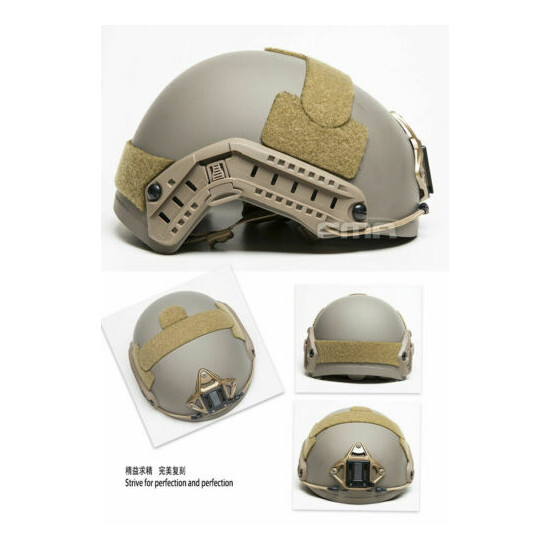 FMA Ballistic Helmet Tactical Airsoft Paintball Aramid Thicken Heavy Version {8}
