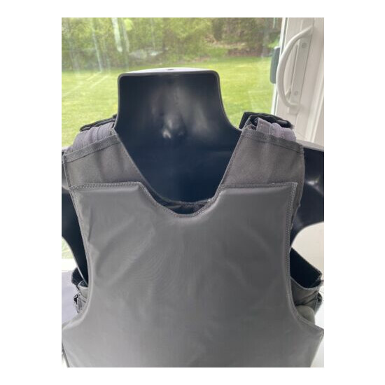 Green2 Tactical Black Vest With Level 3a Soft Armor Inserts {5}