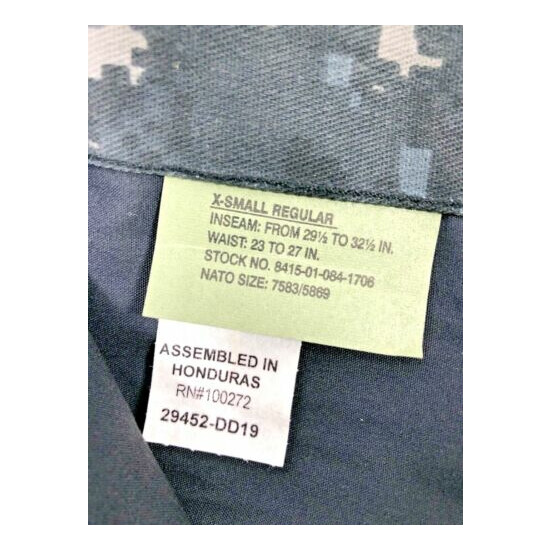 Urban Digital Camo BDU Military Uniform Cargo Pant by TRU-SPEC Extra Small Reg. {3}