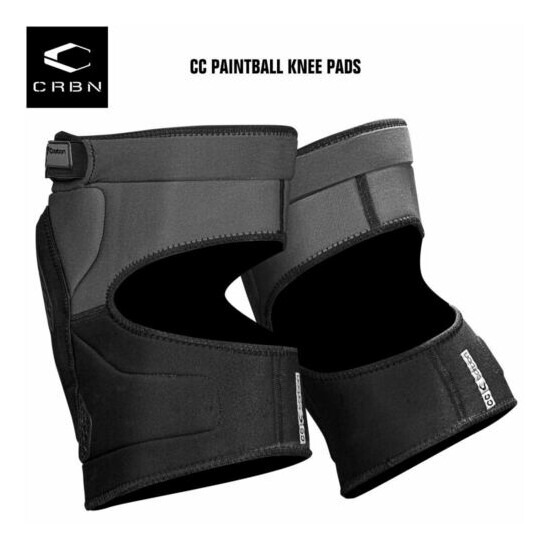 Carbon Paintball CC Knee Pads - Large {2}