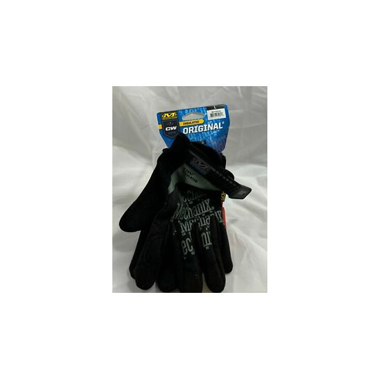 Mechanix Wear Original Fleece Insulated Gloves Black Covert Large LG  {1}
