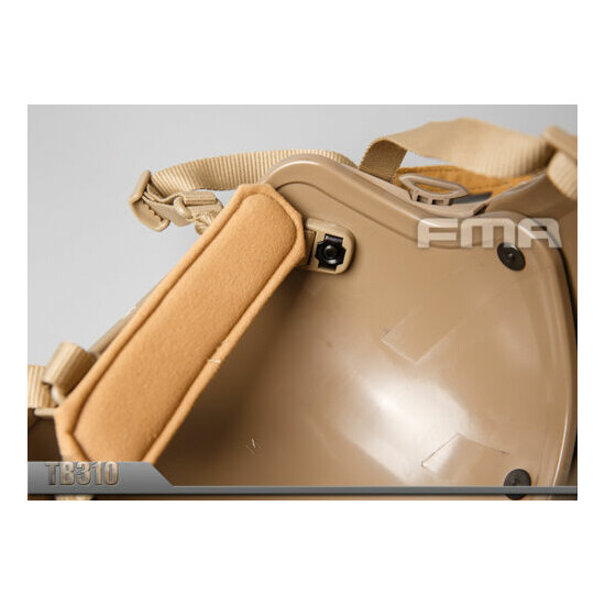 FMA 2 in 1 CP Helmet DE (M/L) TB310 For Outdoor Tactical Airsoft  {7}