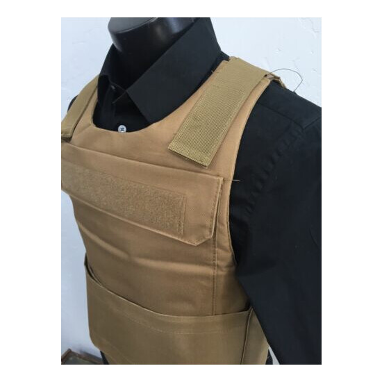 bulletproof vest FREE body armor lllA Insert Plates L XL 2XL M USA {3}