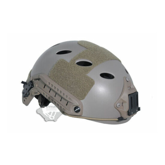 FMA Tactical Airsoft Paintball Fast Helmet PJ Helmet Adjustable Tan M/L/XL {6}