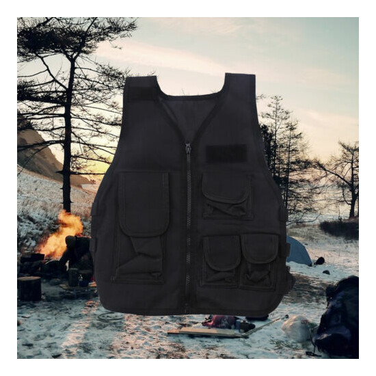 Adjustable Kids Tactical Vest Body Protect Waistcoat Airsoft Gilet for Boys {15}