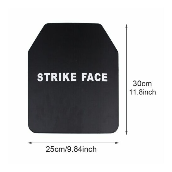 6.5mm Stand Alone Safety Body Armor Steel Anti Ballistic Bulletproof Plate Panel {2}