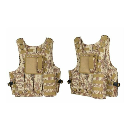 Airsoft Tactical Vest Military Molle Combat Vest for Outdoor Training CS Game {15}