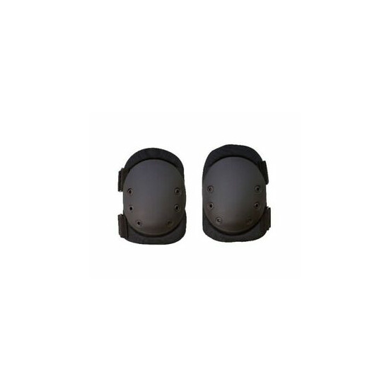 5ive Star Gear 5955000 Tactical Knee Pads w/Rubber Non Slip Caps Black {1}